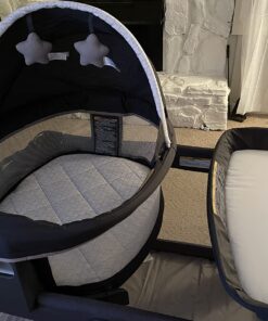 Graco Pack ‘n-Play Travel Dome LX-Playard | Features Portable Bassinet, Redmond w/ Raised Dome 54 714ANJ2ElDL