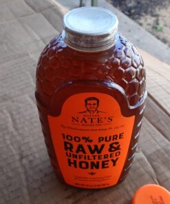 Nate's 100% Pure, Raw & Unfiltered Honey - Award-Winning Taste, 32oz. Squeeze Bottle 32 Ounce (Pack of 1) 41 714AcZGUbTL