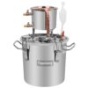 WMN_TRULYSTEP DIY 2 Gal 10 Liters Copper Alcohol Stills Ethanol Still Spirits Boiler Water Distiller 2 Gallon 10 Liters