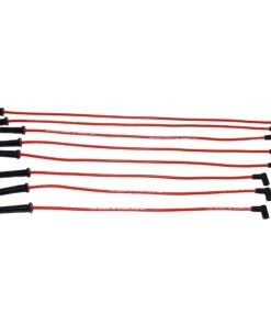 Alternative view of A-Team Performance Red Silicone Spark Plug Wires Set 90 Degree Black Boot for HEI Distributor Ignition Coil Accessories Compatible With Mopar Chrysler Dodge 318 360 8.0mm