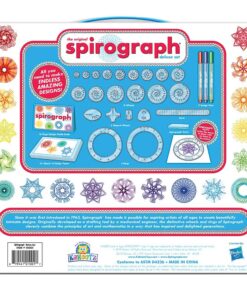 Spirograph — Deluxe Set — Spiral Art Drawing Kit — The Classic Way to Make Countless Amazing Designs — For Kids Ages 8+ 20 714BTRolg4L