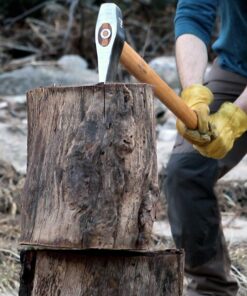 1844 Helko Werk Germany Classic Nordic Splitting Axe - Made in Germany for Splitting Wood and Splitting Rounds and Heavy Duty Firewood, Scandinavian Axe - Head 5.5 lbs, Handle 31 in. (Nordic) #13521 18 714BaHlVnL