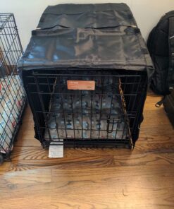 MidWest Homes for Pets Dog Crate Cover, Privacy Dog Crate Cover Fits MidWest Dog Crates, Machine Wash & Dry 24-Inch Black 32 714BbIwKK L