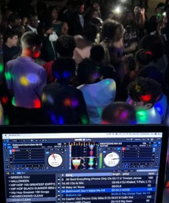 Stage DJ Light for Party - LaluceNatz 30W Colorful DJ Lighting Beam Effects by Sound Activated DMX Remote Control for Church Wedding Birthday Music Dance Show Stage Lighting Xmas Decoration 26 714BfQ0OizL