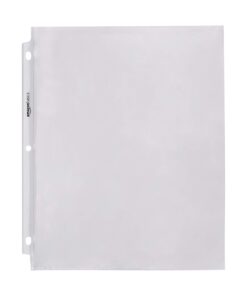 Amazon Basics Sheet Protector, Heavy Duty, 100 Pack, Clear 100 - Pack 19 714BssIC1L