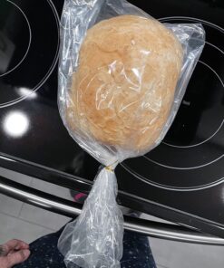 Bread Bags with Ties, Reusable, 100 Clear Bags and 100 Ties Standard Thickness 38 714Bv8l5LL