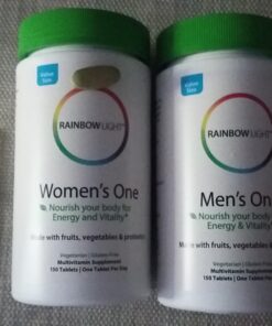 Rainbow Light Womens One High-Potency Daily Multivitamin, Womens Multivitamin Provides High-Potency Immune Support, With Vitamin C, Biotin and Ashwagandha, Vegetarian, 150 Count Women's One 150 Count (Pack of 1) 58 714BvTAB0L