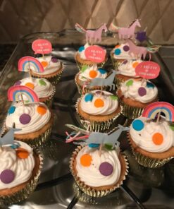 Meri Meri, Cupcake Kit, I Believe In Unicorns - Pack of 24 26 714C0TMiL