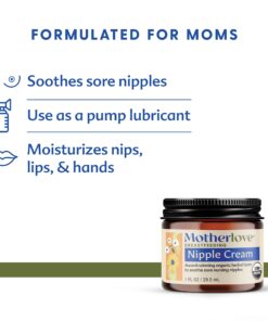 Alternative view of Motherlove Nipple Cream (1 oz) Organic Lanolin-Free Nipple Cream for Breastfeeding—Benefits Nursing & Pumping Moms 1 Fl Oz (Pack of 1)