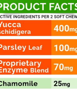 STRELLALAB No Poo Treats for Dogs - Coprophagia Stool Eating Deterrent - No Poop Eating for Dogs - Digestive Enzymes - Gut Health & Immune Support - Stop Eating Poop - Bacon Flavor 240 Chews 240 Ct (2pack) 11 714CBvbQ1gL
