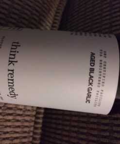 Aged Black Garlic Capsules - Garlic Pills - Less Odor - 60 Capsules - Allium Sativum Supplement - More Effective Than Allicin 28 714CbHPTBFL