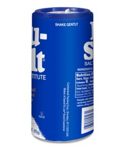 Nu-Salt Sodium-Free Salt Substitute, Contains Potassium Chloride, Table Salt Alternative, Vegan, Good For Chips, Pretzels, French Fries, Popcorn Seasoning, 3oz Shaker Bottle (Pack of 12) 3 Ounce (Pack of 12) 9 714DHn0TX3L