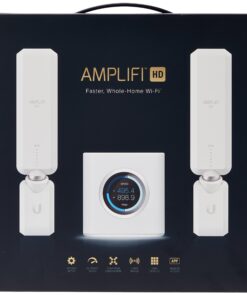 Alternative view of AmpliFi HD WiFi System by Ubiquiti Labs, Seamless Whole Home Wireless Internet Coverage, HD WiFi Router, 2 Mesh Points, 4 Gigabit Ethernet, 1 WAN Port, Ethernet Cable, Replaces Router & WiFi Extenders AmpliFi HD