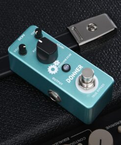 Donner Fuzz Pedal, Stylish Fuzz Guitar Pedal, Classic Mini Fuzz Pedal for Electric Guitar True Bypass Green Fuzz 29 714EBBMugZL