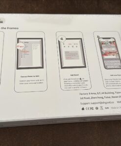 10.1 inch WiFi Digital Picture Frame, 32GB Smart Digital Photo Frame with WiFi Share Photo Video via Frameo App 10.1" Black 40 714EL4PQ5L