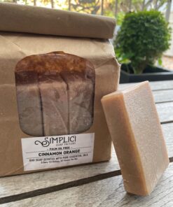 SIMPLICI Orange & Cinnamon Bar Soap Value Bag (6 Bars) Bulk Palm Oil Free. Scented with Pure Essential Oils. 16 714EdhySfTL