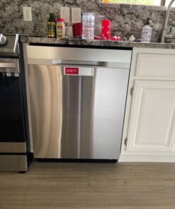 Cimkiz Dishwasher Magnet Clean Dirty Sign Shutter Only Changes When You Push It Non-Scratching Strong Magnet or 3M Adhesive Options Indicator Tells Whether Dishes Are Clean or Dirty (Silver) 1.silver 25 714EeQJR1AL