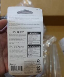 Power Gear 2-Outlet Socket Adapter, Add 2 Outlets to a Bulb Socket, 2 Prong, Polarized Outlets, Medium Base Socket, Use in Workshop, Garage or Utility Room, UL Listed, Light Almond, 54178 24 714EuqymJYL