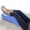 DMI Ortho Bed Wedge Elevated Leg Pillow, Supportive Foam Wedge Pillow for Elevating Legs, Improved Circulataion, Reducing Back Pain, Post Surgery and Injury, Recovery, Blue 6" x 20" x 24" 6 Inch 14 714F19FdthL