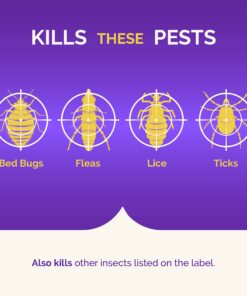Hot Shot Bed Bug & Flea Fogger, 3 Count (Pack of 1), Kills Fleas Indoors, Get Rid of Fleas In House, Inhibits Reinfestation Up to 7 Months 1 Pack 17 714FBkSCL0L