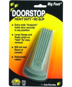 Master Caster Big Foot Doorstop, 4.75 x 2 x 1.25 Inches, Gray, 1/Pack (00941) 10 714FL2RGPDL