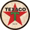 Tin Signs TSN1798-BRK Texaco Round, 11.75 x 11.75 x 0.1 inches 22 714GHX1CM4L