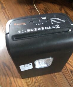 Amazon Basics Micro Cut Paper Shredder Sharpening & Lubricant Sheets, Pack of 12, White 25 714GQaJsPML 3