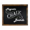 Loddie Doddie Magnetic Chalkboard - for Kitchen and Wall Decor - Easy-to-Erase Chalkboard - Framed Magnet Blackboard - Hanging Black Chalkboards (Rustic Frame, 18x22) Rustic Frame 17 714GV u1O9S
