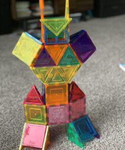 Playmags Magnetic Tiles, 30-Piece Magnet Squares Expansion Set, Construction Building Blocks, Starter Set for Kids Ages 3+ 23 714HzTFAgXL