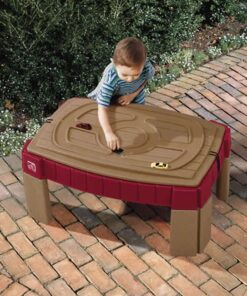 Step2 Naturally Playful Sand Table, Kids Sand Activity Sensory Table, 5 Piece Accessory Kit, Toddler Summer Outdoor Toys, 2+ Years Old 16 714I8LlzUoL