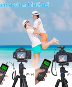 Alternative view of AODELAN Intervalometer Remote for Nikon - Camera Wireless Timer Shutter Release Remote Control for Nikon Z6, Z7, Z9, D850, D810, D750, D7200, Coolpix P1000, P950; Replaces Nikon MC-DC2, MC-30, MC-36A