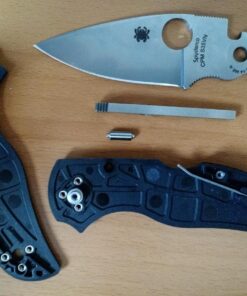 Spyderco Native 5 Lightweight Signature Knife with 2.95" CPM S30V Steel Blade and Black FRN Handle - PlainEdge - C41PBK5 33 714JfFEpXEL