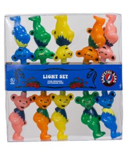 Alternative view of Grateful Dead Kurt Adler UL 10-Light Bears Light Set (GD9141)