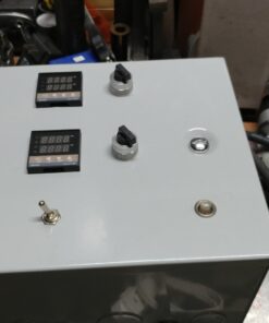 BUD Industries JBH-4961-KO Steel NEMA 1 Sheet Metal Box 6" L x 10" W x 10" H, Gray,White 27 714KfbdW30L