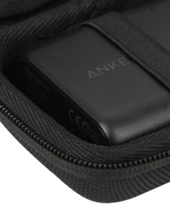 khanka Hard Travel Case Replacement for Anker PowerCore 13000 13000mAh 10400 Portable 2-Port Ultra Power Bank (Black) black 13 714KnX67uBL