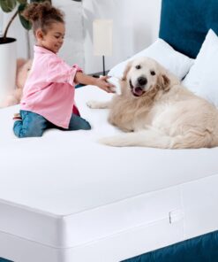 Utopia Bedding Zippered Mattress Encasement Full - 100% Waterproof and Bed Bug Proof Mattress Protector - Absorbent, Six-Sided Mattress Cover 1 26 714Ks PYqSL 1