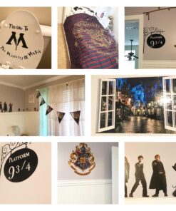 RoomMates RMK1547SCS Harry Potter Peel and Stick Wall Decals 10 inch x 18 inch Characters 34 714LUFlG JL