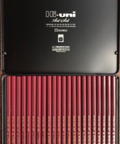 Uni Hi Wooden Pencil Art Set - 10B to 10H - Box of 22 (HUAS) 1 34 714LxVYt0NL