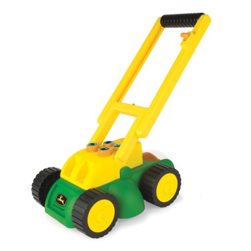 John Deere Electronic Toy Lawn Mower - Lawn Mower Toy with Interactive Sounds and Buttons - Toddler Outdoor Toys - Summer Toys - Ages 2 Years and Up,Green