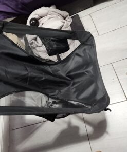 MOON LENCE Camping Chairs, Compact Backpacking Chair Lawn Chair with Side Pockets Portable Lightweight Heavy Duty Small Folding Chair for Hiking & Beach & Fishing Black 43 714MbdRaVBL