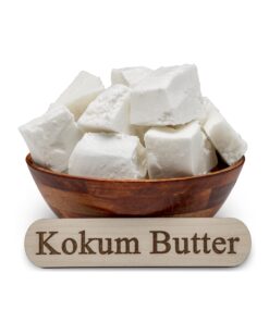 Alternative view of Raw Kokum Butter 16 oz. / 1 lb. 100% Pure Natural - Great for Skin, Body and Hair Moisturizer, DIY Creams, Balms, Lotions and Soap Making. (HDPE Food Grade Jar)