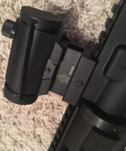 UTG Hi-Profile Compact Riser Mount, 1" High, 3 Slots , Black 39 714Nk1DA5uL