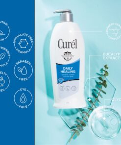 Curel Daily Healing Body Lotion for Dry Skin, Hand and Moisturizer Repairs Skin Retains Moisture, with Advanced Ceramides Complex, 20 Ounce 20 Fl Oz (Pack of 1) 17 714NqtcaNL