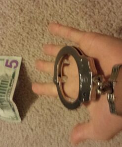 VIPERTEK Double Lock Steel Police Edition Professional Grade Handcuffs (Silver) 29 714OCAR6bOL