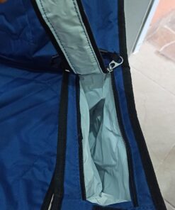 Coleman Portable Camping Chair with 4-Can Cooler, Fully Cushioned Seat and Back with Side Pocket and Cup Holder, Carry Bag Included, Collapsible Chair for Camping, Tailgates, Beach, and Sports Blue 54 714PjvAYCeL