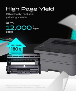 Alternative view of iNKPAD DR630 Drum Replacement for Brother DR-630 DR630 Compatible with Brother MFC-L2700dw MFC-L2705DW HL-L2300D HL-L2340DW HL-L2360DW HL-L2380DW DCP-L2520DW DCP-L2540DW Printer (2 Black, Not Toner) 2p