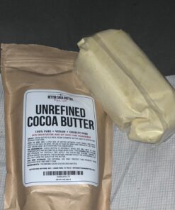 Better Shea Butter Raw Cocoa Butter - Unrefined, 100% Pure, Food Grade - Use for Cocoa Lip Balm, Stretch Marks Cream, Cacao Butter Cream, Scars Oil, Whipped Lotion - Skin & Hair Moisturizer 8 oz Block Bar 8 Ounce (Pack of 1) 47 714QLmqtOKL