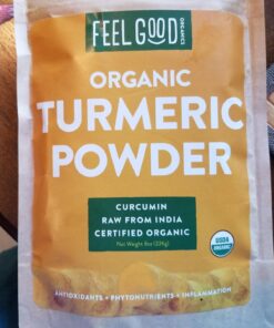 FGO Organic Turmeric Powder w/Curcumin, 100% Raw from India, 8oz (Pack of 1) 8 Ounce (Pack of 1) 40 714RuwHI1DL