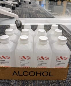 Amazon Basics 99% Isopropyl Alcohol For Technical Use, Unscented, 16 Fl Oz (Pack of 12) 16 Fl Oz (Pack of 12) 31 714S1ft4bL