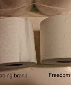 Freedom Living Septic Tank Safe Toilet Tissue (2-Ply, 4 Rolls, 500 Sheets each) For RV, Camping & Marine, Biodegradable,-Natural Alternative to Septic System Treatment Chemicals, Cleaner 4 Count (Pack of 1) 25 714SZ9 dZDL 1